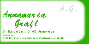 annamaria grafl business card